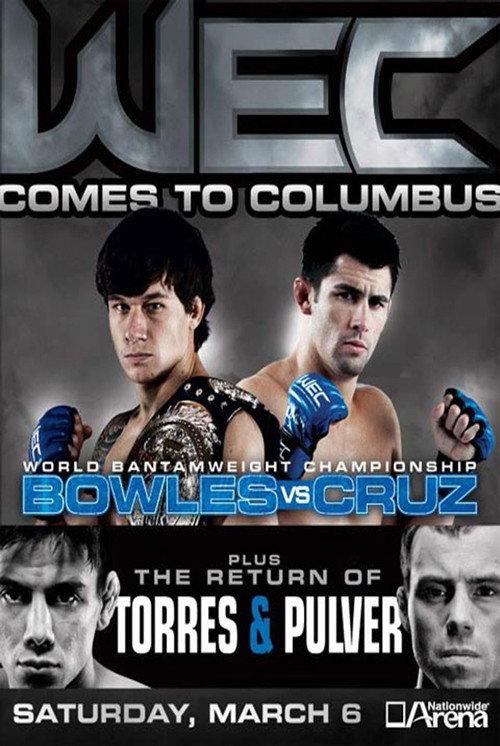 WEC 47: Bowles vs. Cruz backdrop