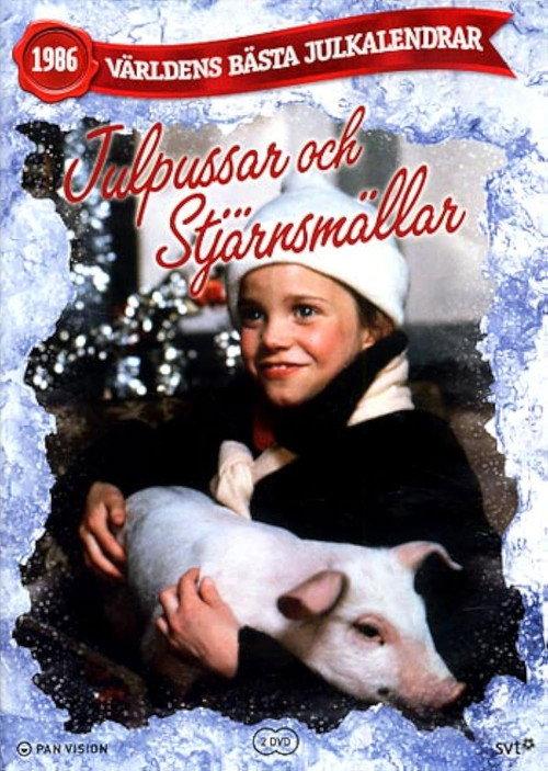 Julpussar och stjärnsmällar backdrop