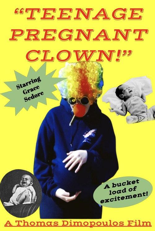 Teenage Pregnant Clown! backdrop