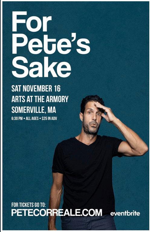 Pete Correale: For Pete's Sake backdrop