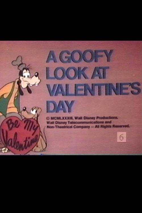 A Goofy Look at Valentine's Day backdrop