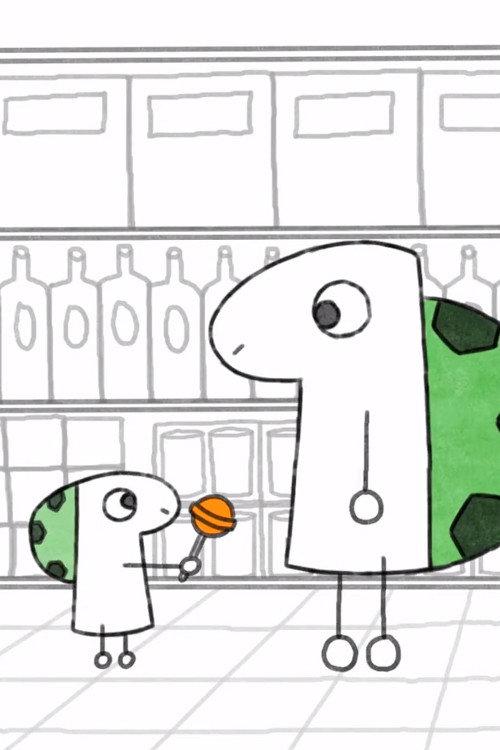 baby turtle wants candy backdrop