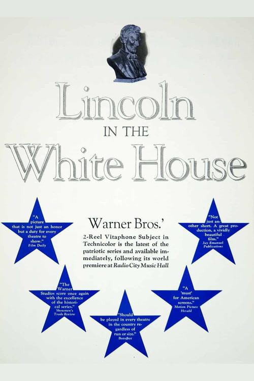 Lincoln in the White House backdrop