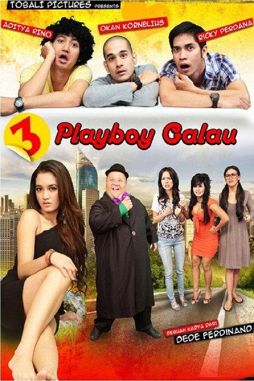 3 Playboy Galau backdrop