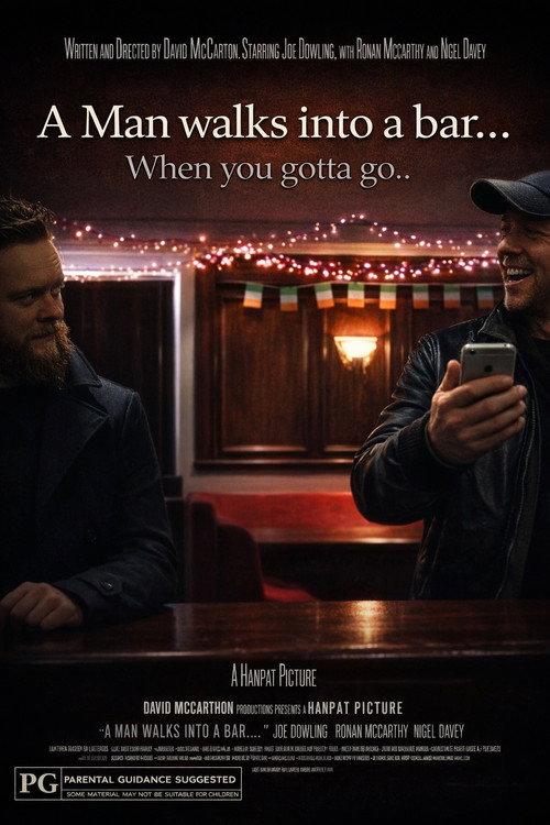 A Man Walks Into a Bar... backdrop
