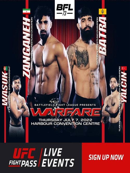 Battlefield Fight League 73 backdrop