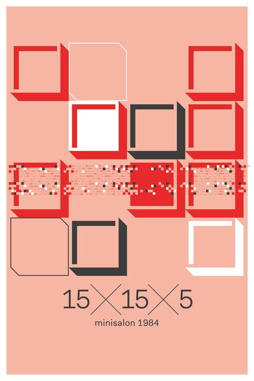 15 x 15 x 5 (minisalon 1984) backdrop