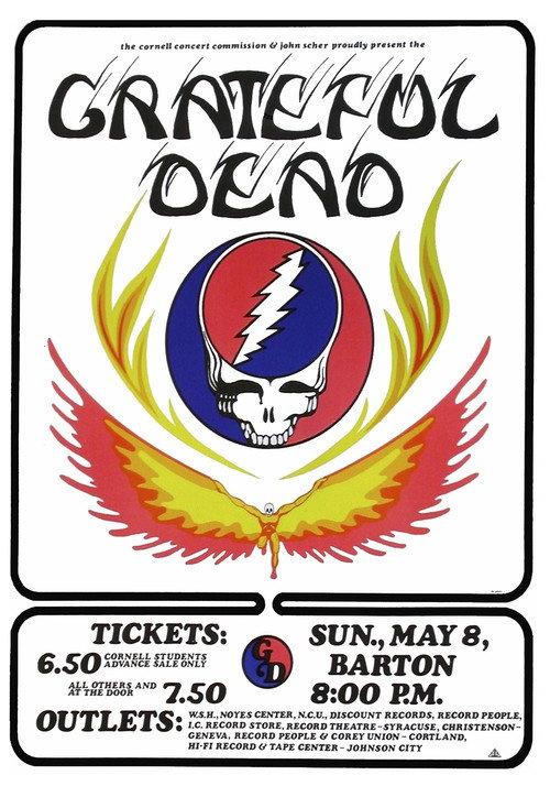 Grateful Dead: Cornell '77 backdrop