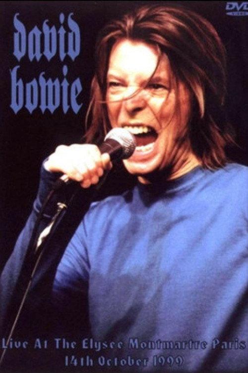 David Bowie - Live at The Elysee Montmartre Paris backdrop