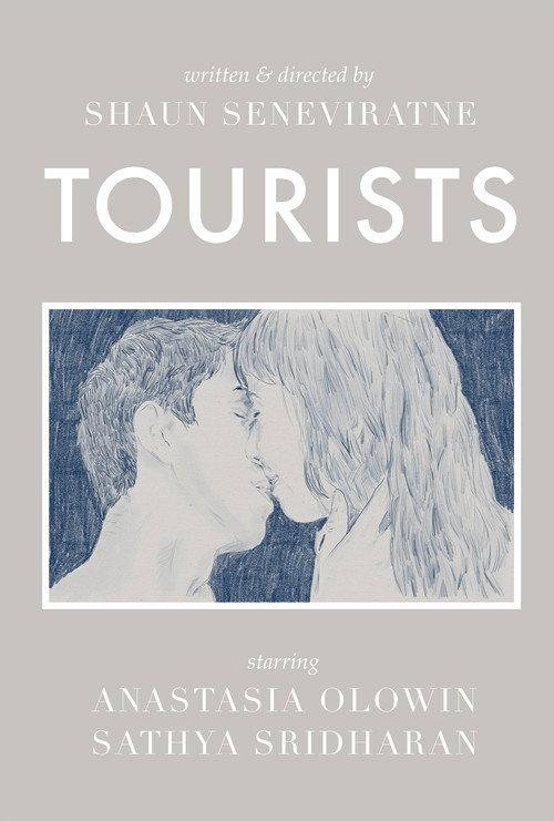 Tourists backdrop