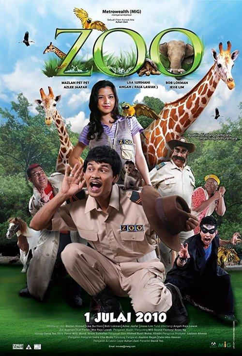 Zoo backdrop