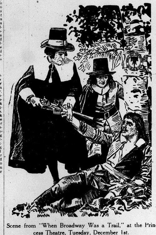 When Broadway Was a Trail backdrop