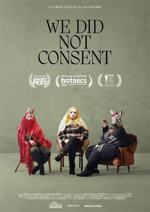 We Did Not Consent backdrop