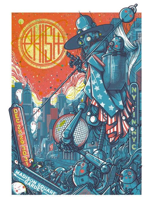 Phish 2016-12-31 Madison Square Garden, New York, NY backdrop
