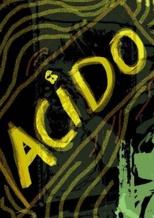 Acid backdrop