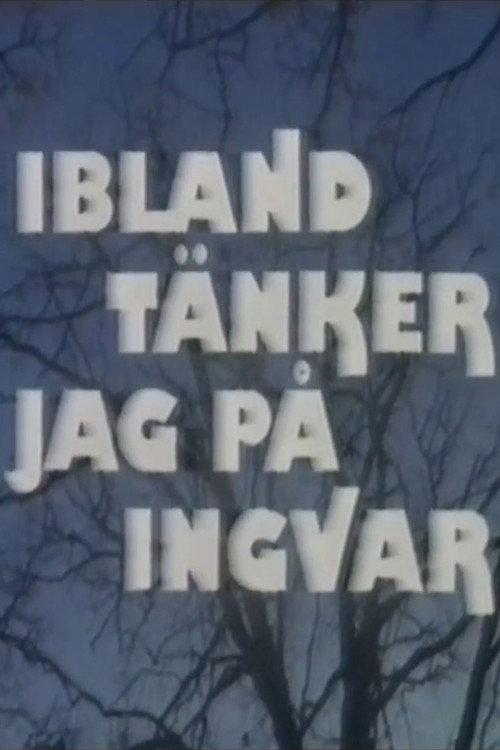 Ibland tänker jag på Ingvar backdrop