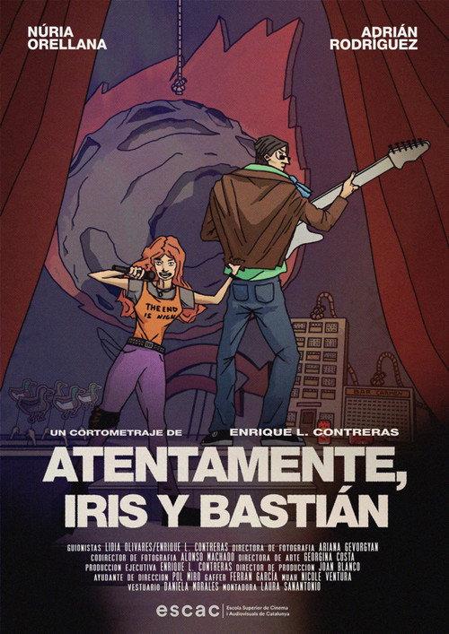Atentamente, Iris y Bastián backdrop