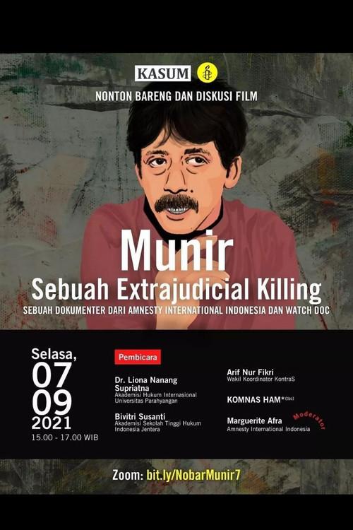 Munir: An Extrajudicial Killing backdrop