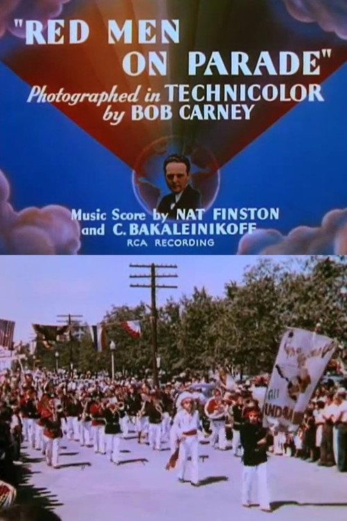 Red Men on Parade backdrop