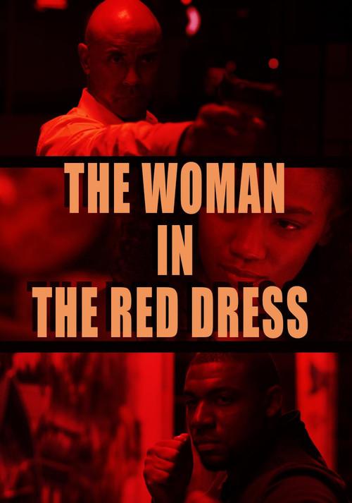 The Woman in the Red Dress backdrop
