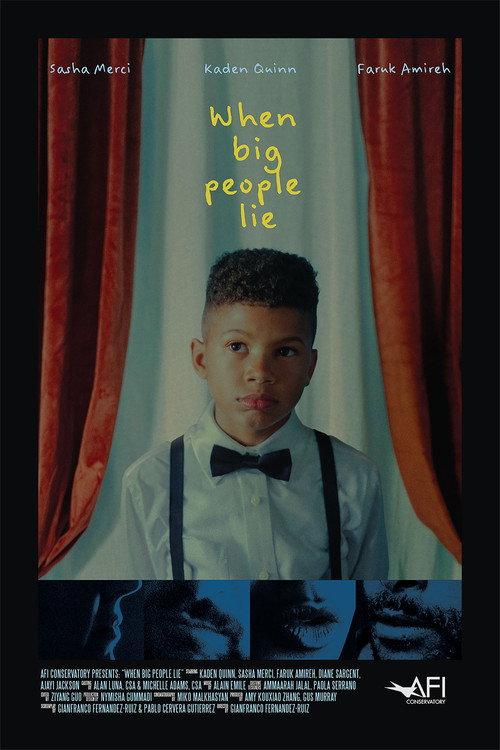When Big People Lie backdrop