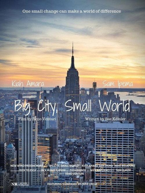 Big City, Small World backdrop
