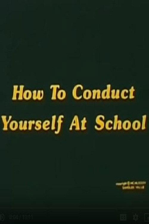 How To Conduct Yourself At School backdrop
