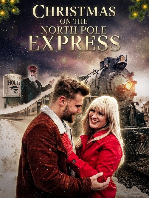 Christmas on the North Pole Express backdrop