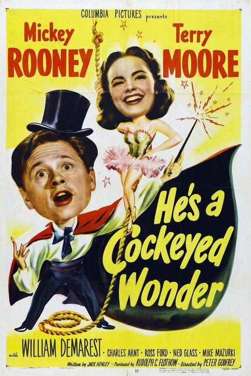 He's a Cockeyed Wonder backdrop