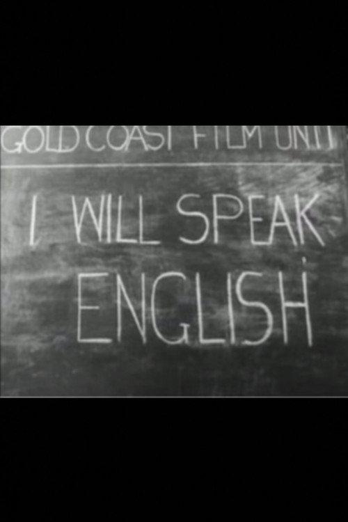 I Will Speak English backdrop