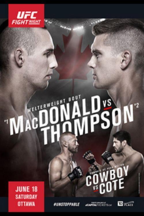 UFC Fight Night 89: MacDonald vs. Thompson backdrop