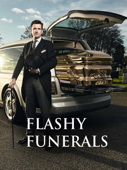 Flashy Funerals backdrop