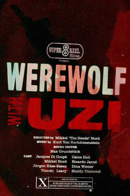 Werewolf With Uzi! backdrop