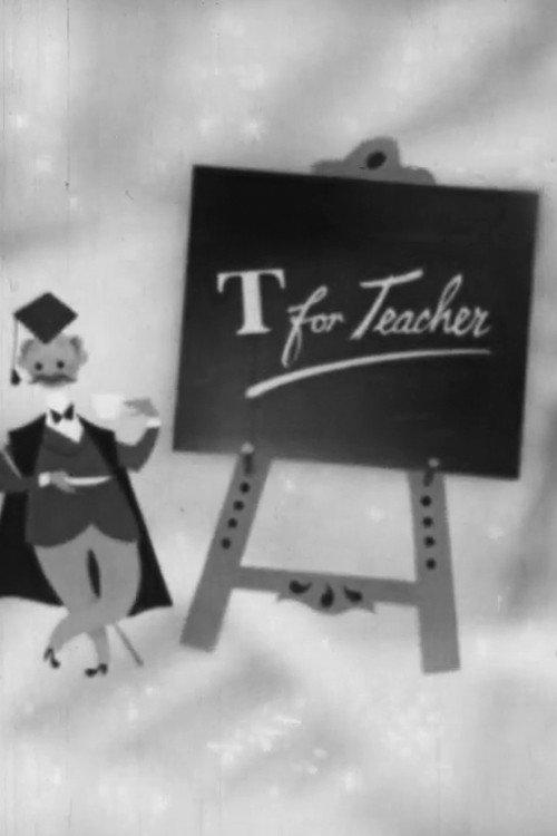 T for Teacher backdrop