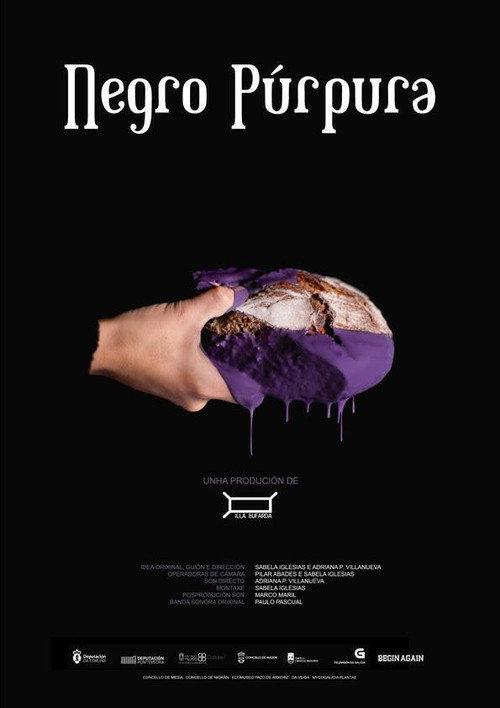 Negro púrpura backdrop