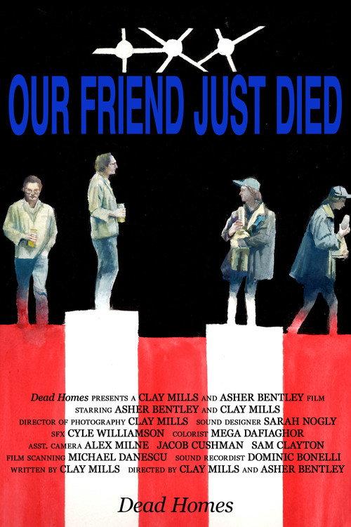 Our Friend Just Died backdrop