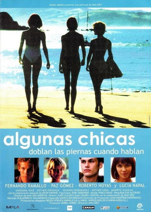 Algunas chicas doblan las piernas cuando hablan backdrop