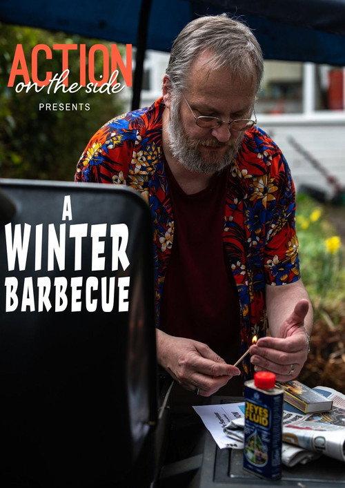 A Winter Barbecue backdrop