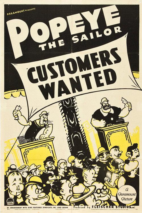 Customers Wanted backdrop