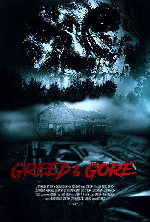 Greed & Gore backdrop