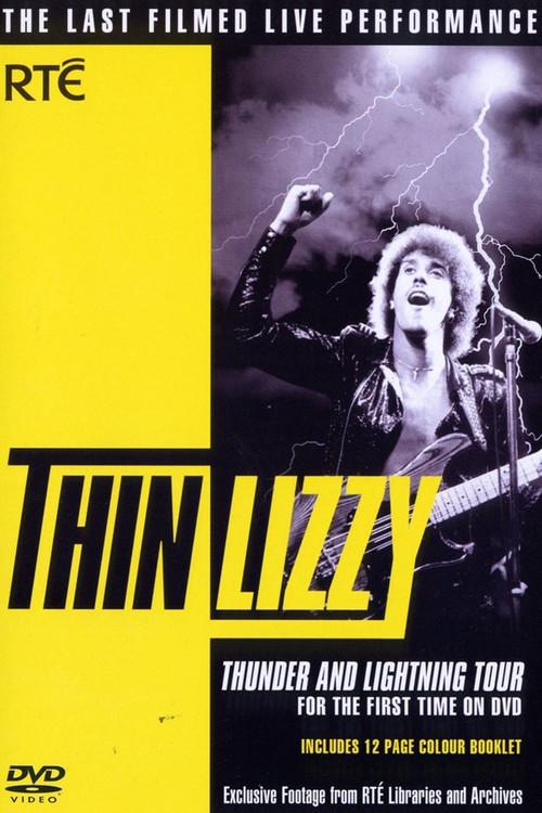 Thin Lizzy: Thunder and Lightning Tour backdrop