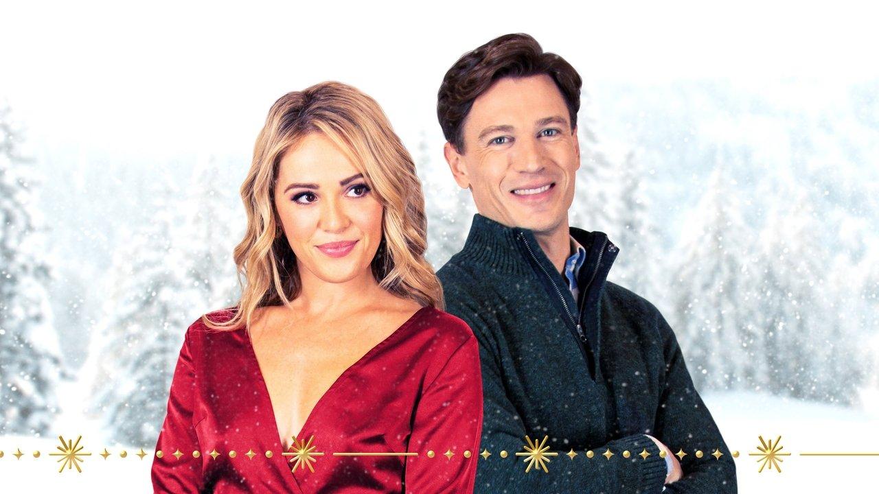 A Very Charming Christmas Town backdrop