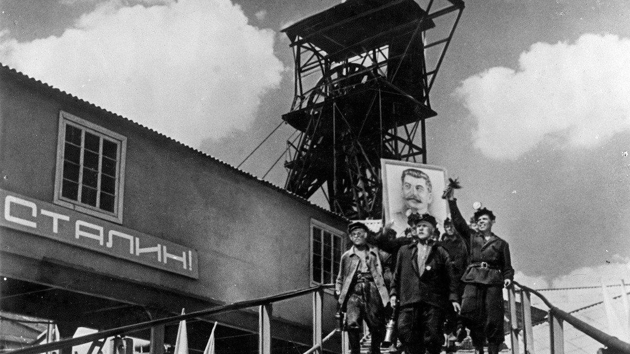 The Miners of Donetsk backdrop