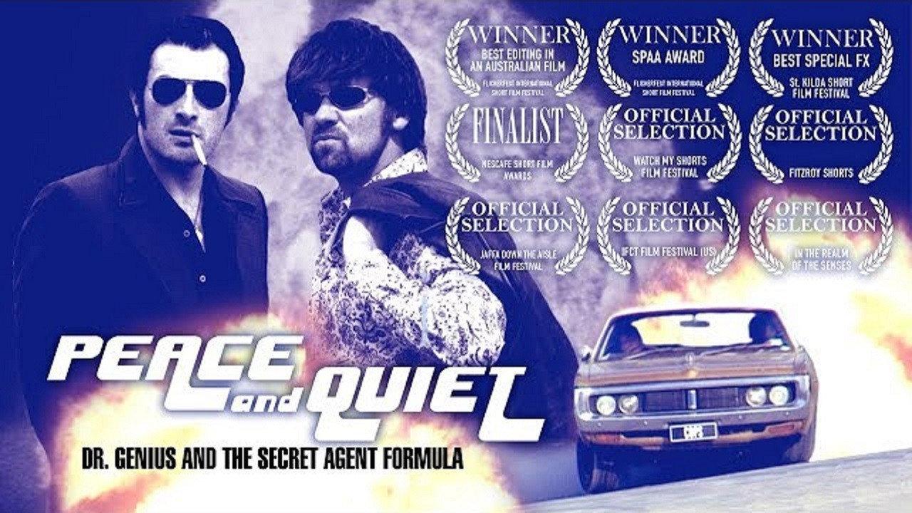 Peace and Quiet: Dr Genius & the Secret Agent Formula backdrop