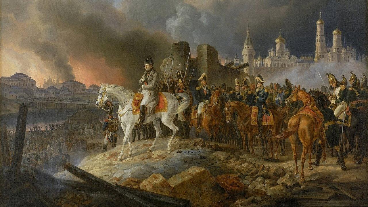 Napoleon: Winter in Russia backdrop