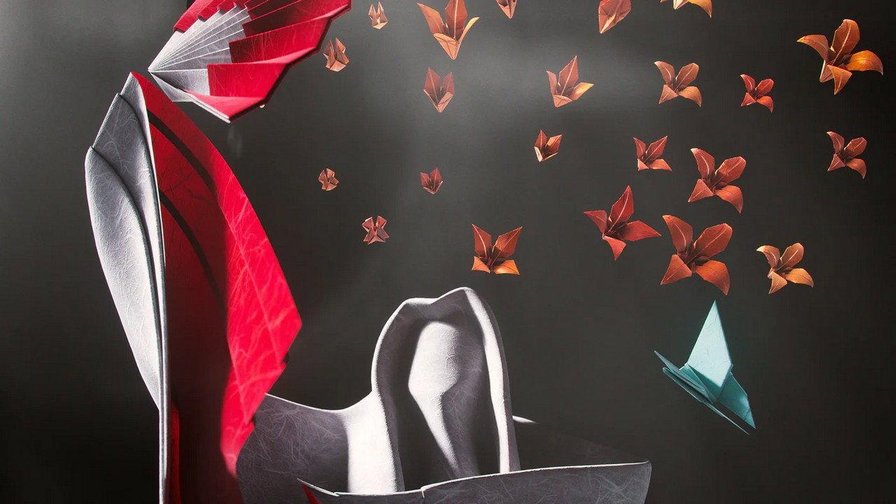 Origami backdrop