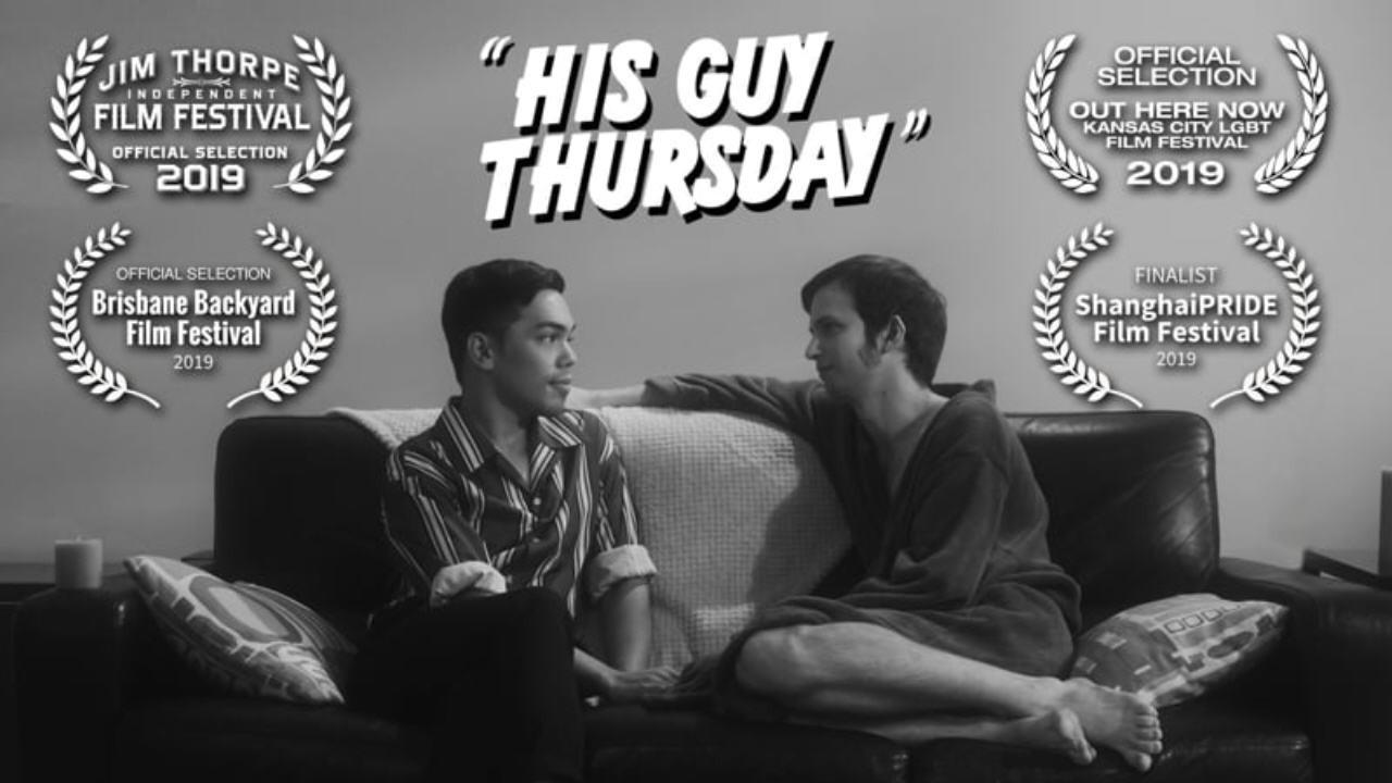 His Guy Thursday backdrop