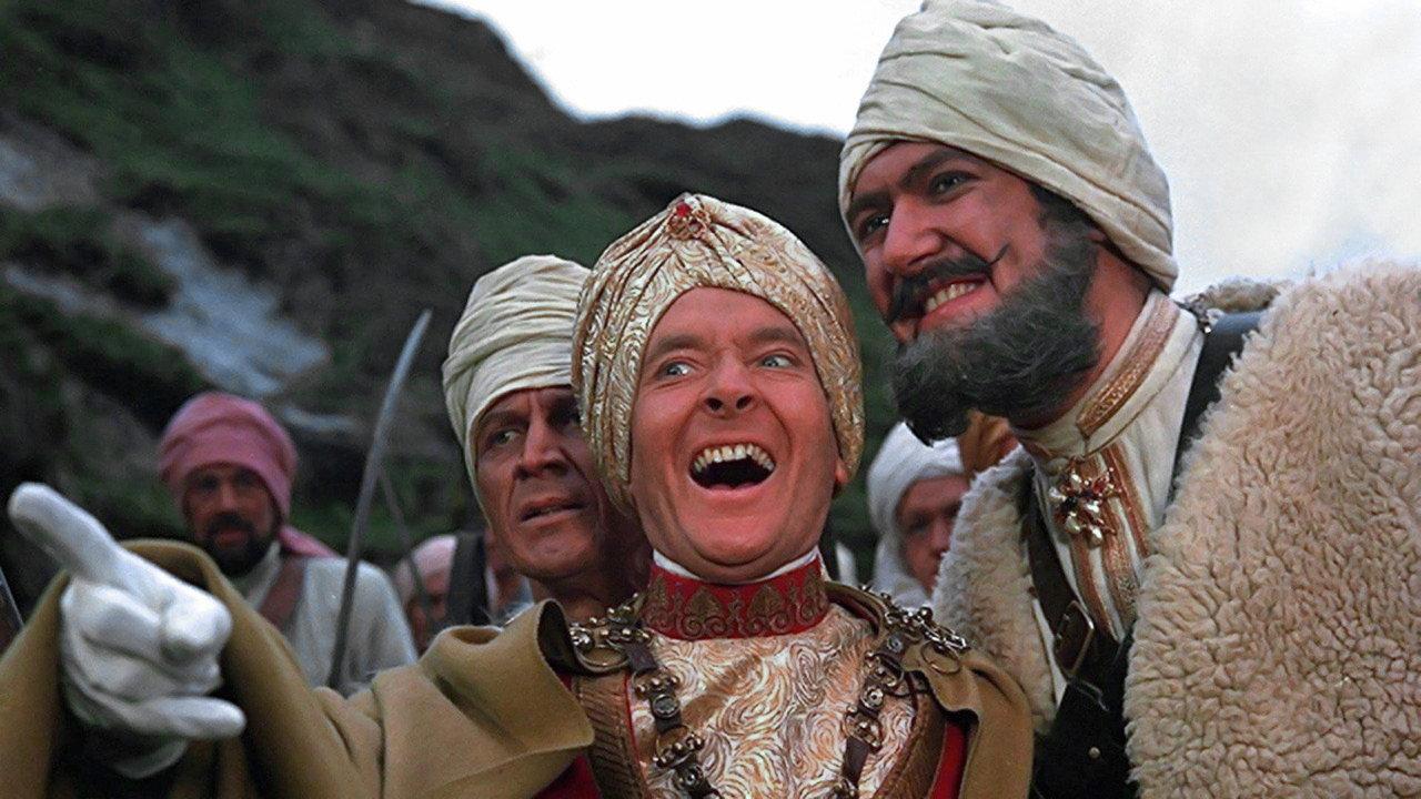 Carry On Up the Khyber backdrop