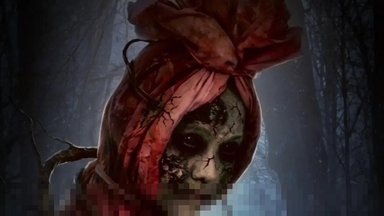 Pocong Merah backdrop