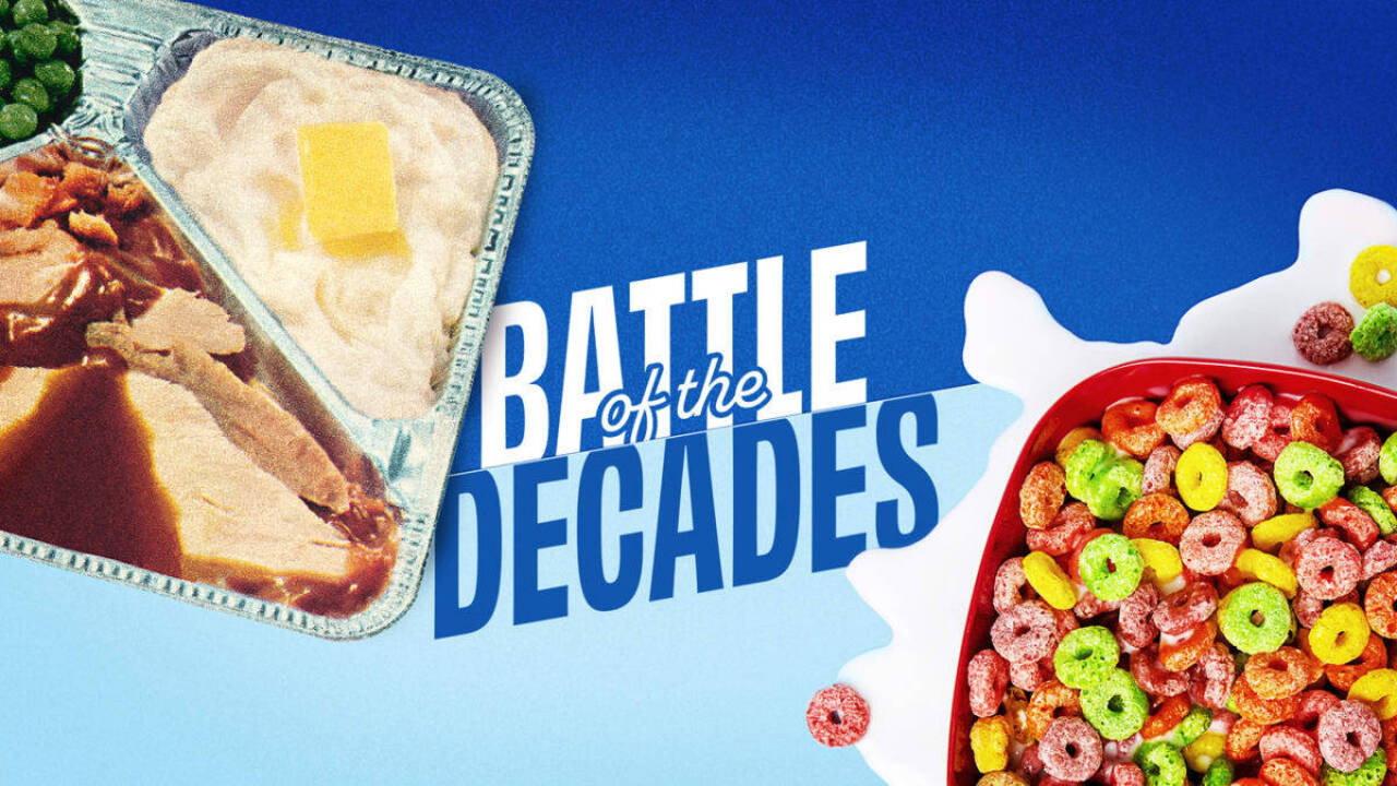 Battle of the Decades backdrop
